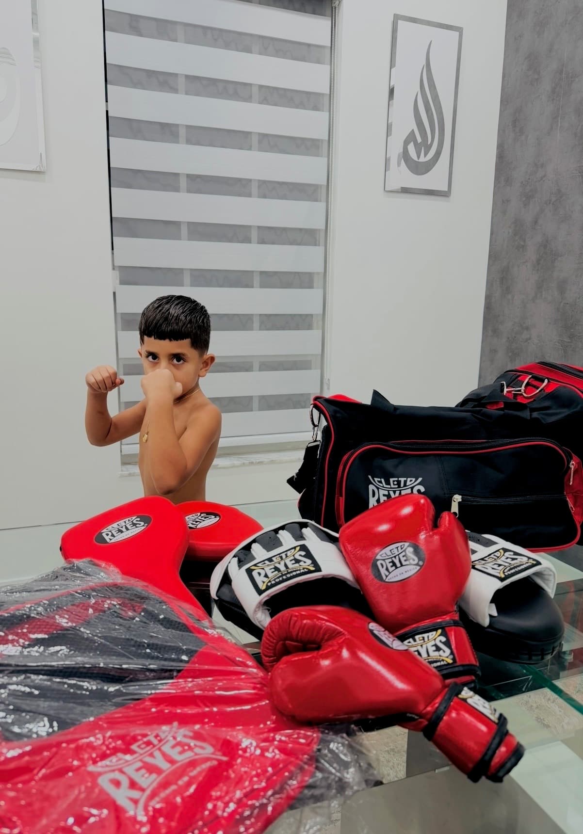 Lil Moochi training